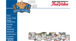 Desktop Screenshot of danvershardware.com